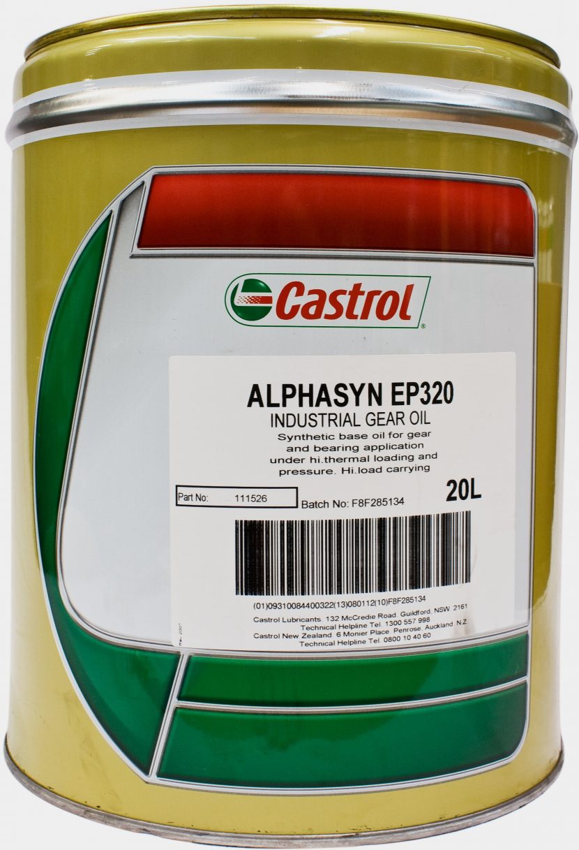 Castrol Alphasyn EP 320 Dynamic Fluid Systems International Ltd